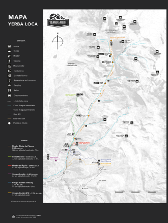 Mapa Parque Yerba Loca